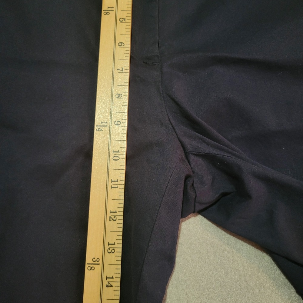Talbots Perfect Crop Pant Navy Blue Slim Leg Mid Rise Size 6 NEW - Picture 7 of 10